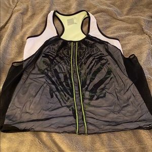 Lucky in love  tennis tank top